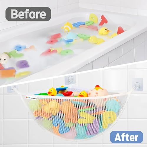 Slonser Bath Toy Holder Corner with Suction Cups