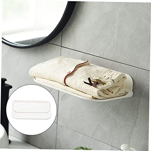 ABOOFAN Wall Mount Towel Holder Foldable Storage Rack