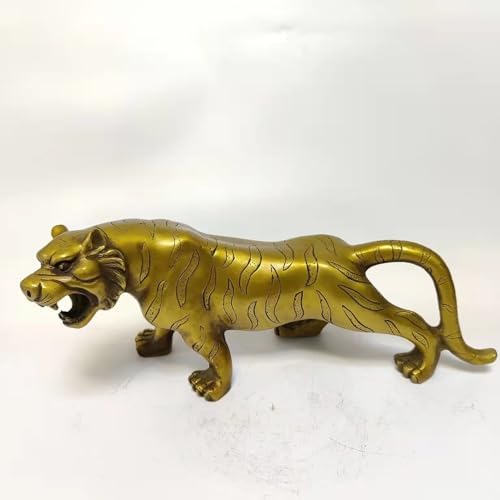 Julrybox Brass Tiger Zodiac Figurine Decor