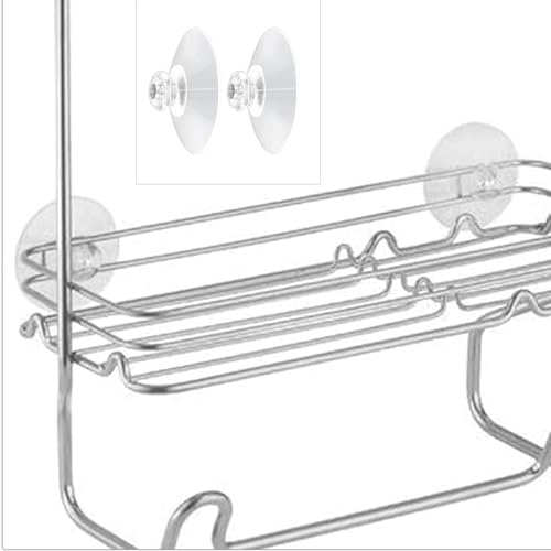 KPPTYTY Shower Caddy Suction Cups 2 Inch Clear 4PCS Universal Fit