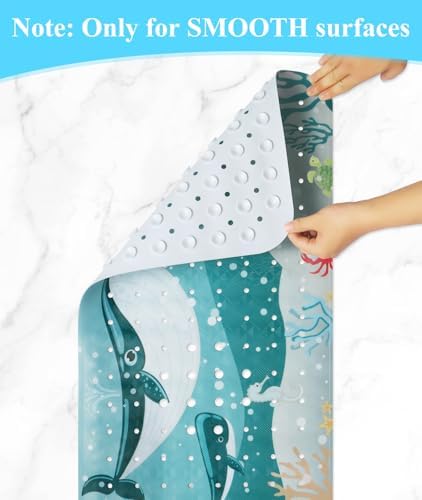 Secopad Baby Bath Mat with Suction Cups and Drain Holes 1