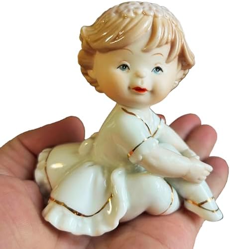 MTME Golden Princess Porcelain Sculpture Decor