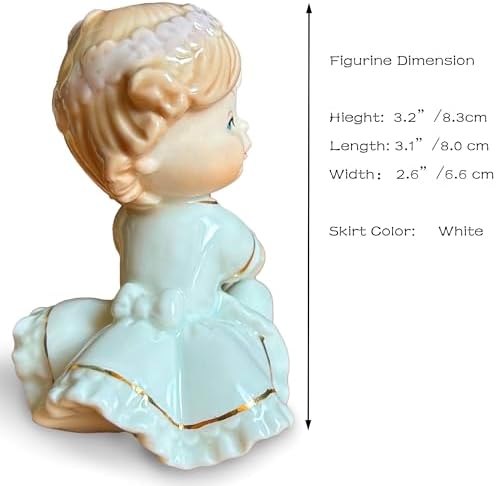 MTME Golden Princess Porcelain Sculpture Decor