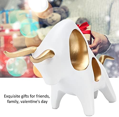 Buachois Lucky Fighting Bull Resin Sculpture