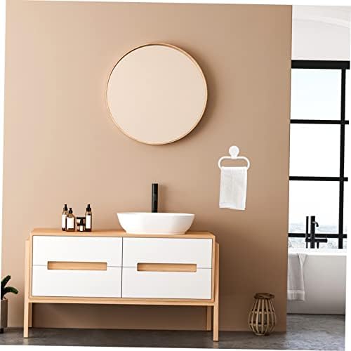 HOMSFOU Self Adhesive Towel Rack Pink Durable No Drill