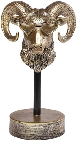 Handcrafted Resin Bighorn Sculpture - Modern Home Decor 1