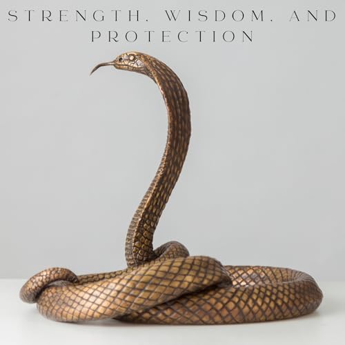 YouFine Bronze King Cobra Sculpture 134 Lifelike Statue 1