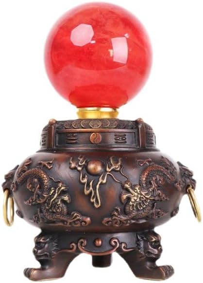 Usoway Copper Treasure Bowl Decor Figurine