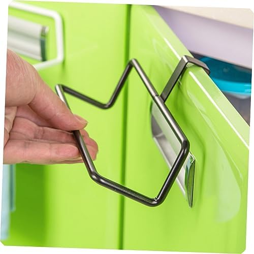 NUOBESTY 2Pcs No Perforation Towel Rack Black and White 1