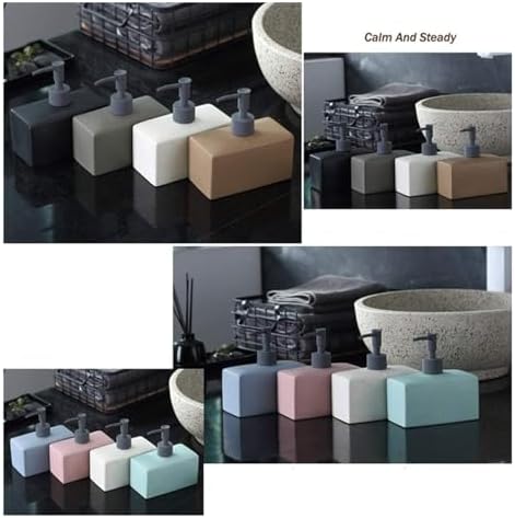 OXOAMP Square Ceramic Soap Dispenser 500ml