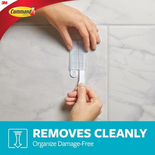 Command Shower Caddy Satin Nickel with Water Resistant Strips