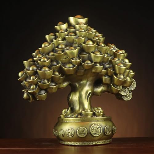 Usoway Copper Wealth Tree Collectible Figurine 1
