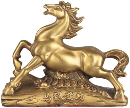 Usoway Brass Horse Sculpture 12x5x10cm