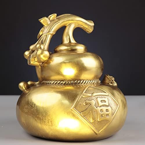 Usoway Gold Rush Gourd Metal Decor Sculpture
