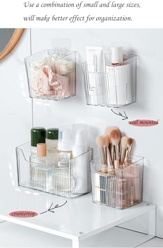 Lae Nuvole Set Of 2 Wall Mounted Shower Caddy Organizer Bins