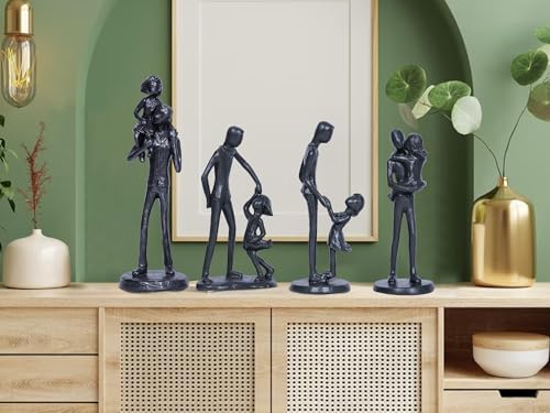 Father Daughter Statue - Heartwarming Love Sculpture