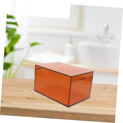 Anneome Medicine Box with Lid Large Acrylic Storage Organizer