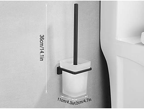 YQBUER Toilet Brush Holder Set with Deep Cleaning Brush