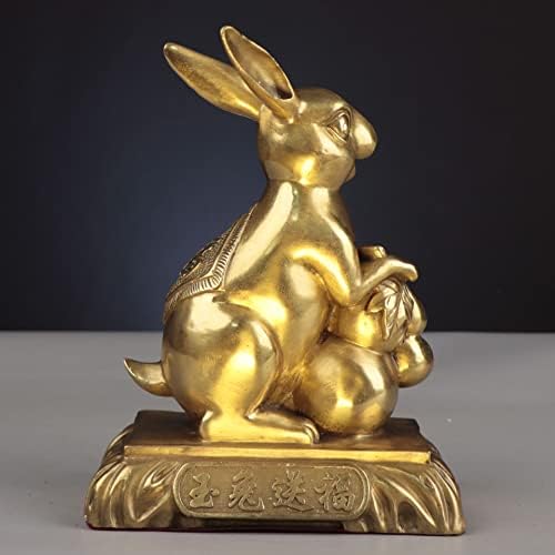 Usoway Collectible Copper Rabbit for Home Dcor