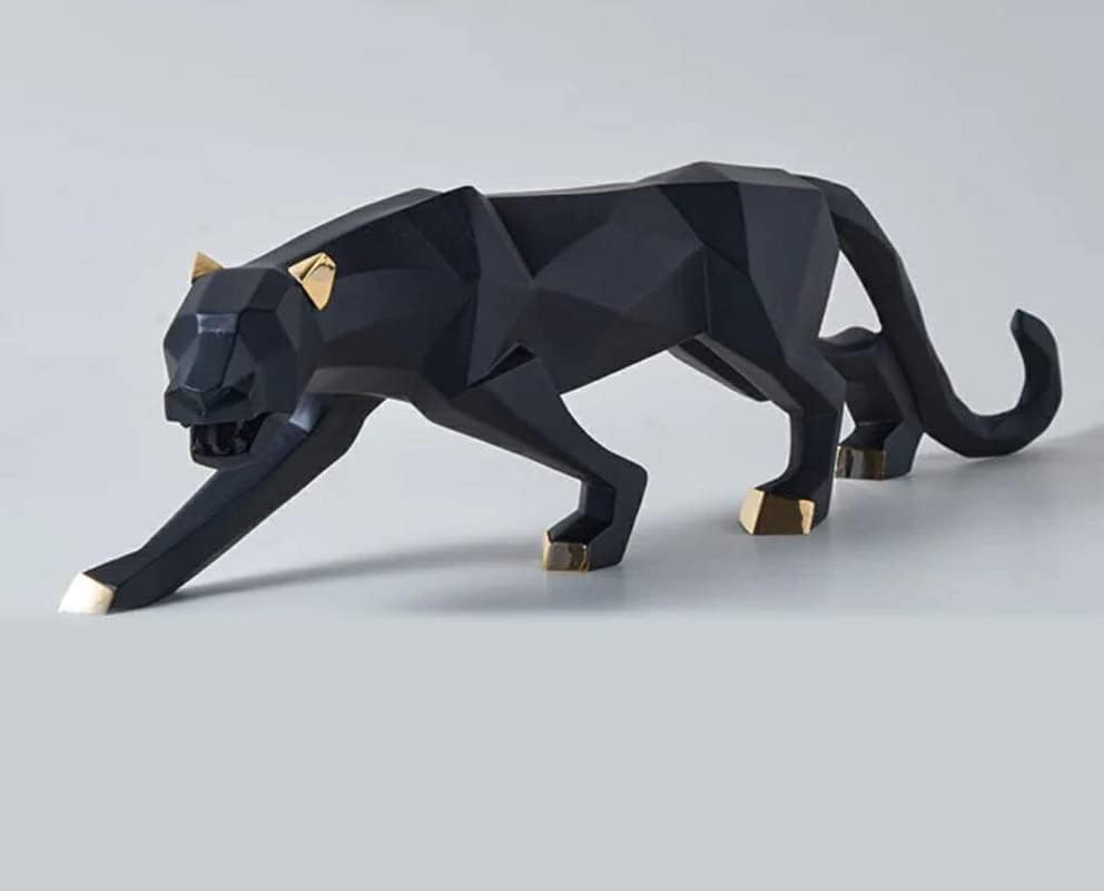 Black Jaguar Showpiece for Home Decor 1