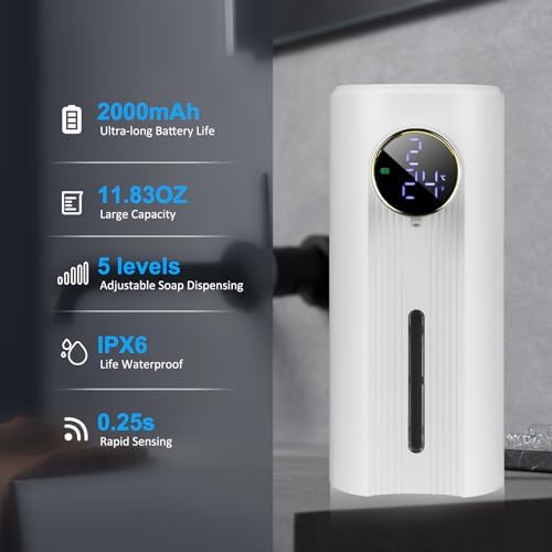 Blancel Smart Touchless Soap Dispenser with LCD Display
