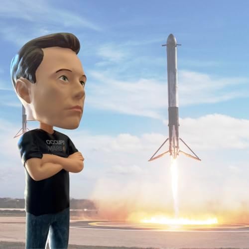 Elon Musk Bobblehead - 8 Inches Tall Premium Polyresin Collectible Statue