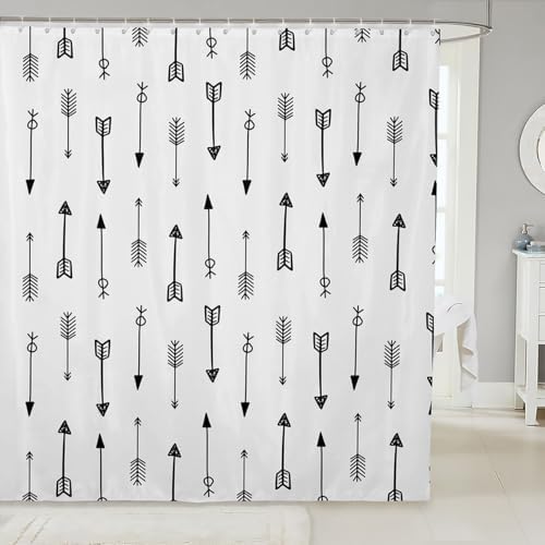 Erosebridal Arrows Shower Curtain 72x72