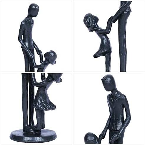 Father Daughter Statue - Heartwarming Love Sculpture