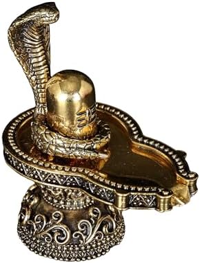 Exotic India Small Superfine Shiva Linga Brass Statue 1