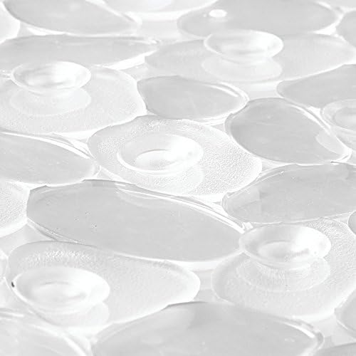 iDesign Pebblz Clear Bathtub Mat 22x22