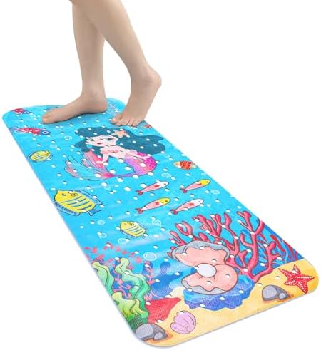 Daugee Cartoon Baby Bath Mat 40x16 Non-Slip