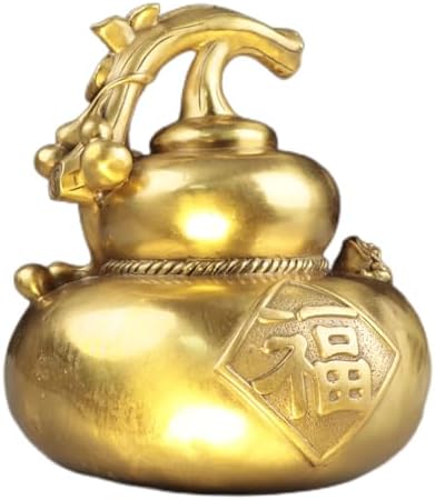Usoway Gold Rush Gourd Metal Decor Sculpture