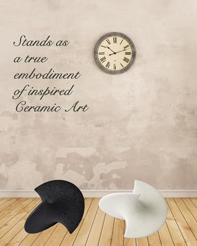 UPWOIGH Black Ceramic Balancing Sculpture 1Pack