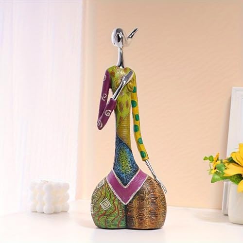 Modern Yoga Art Ornaments Set of 3 Resin Figurines