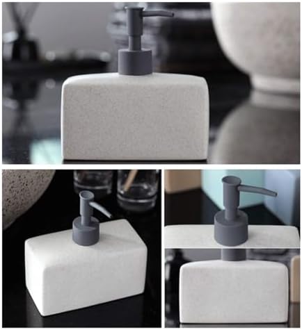 OXOAMP Square Ceramic Soap Dispenser 500ml