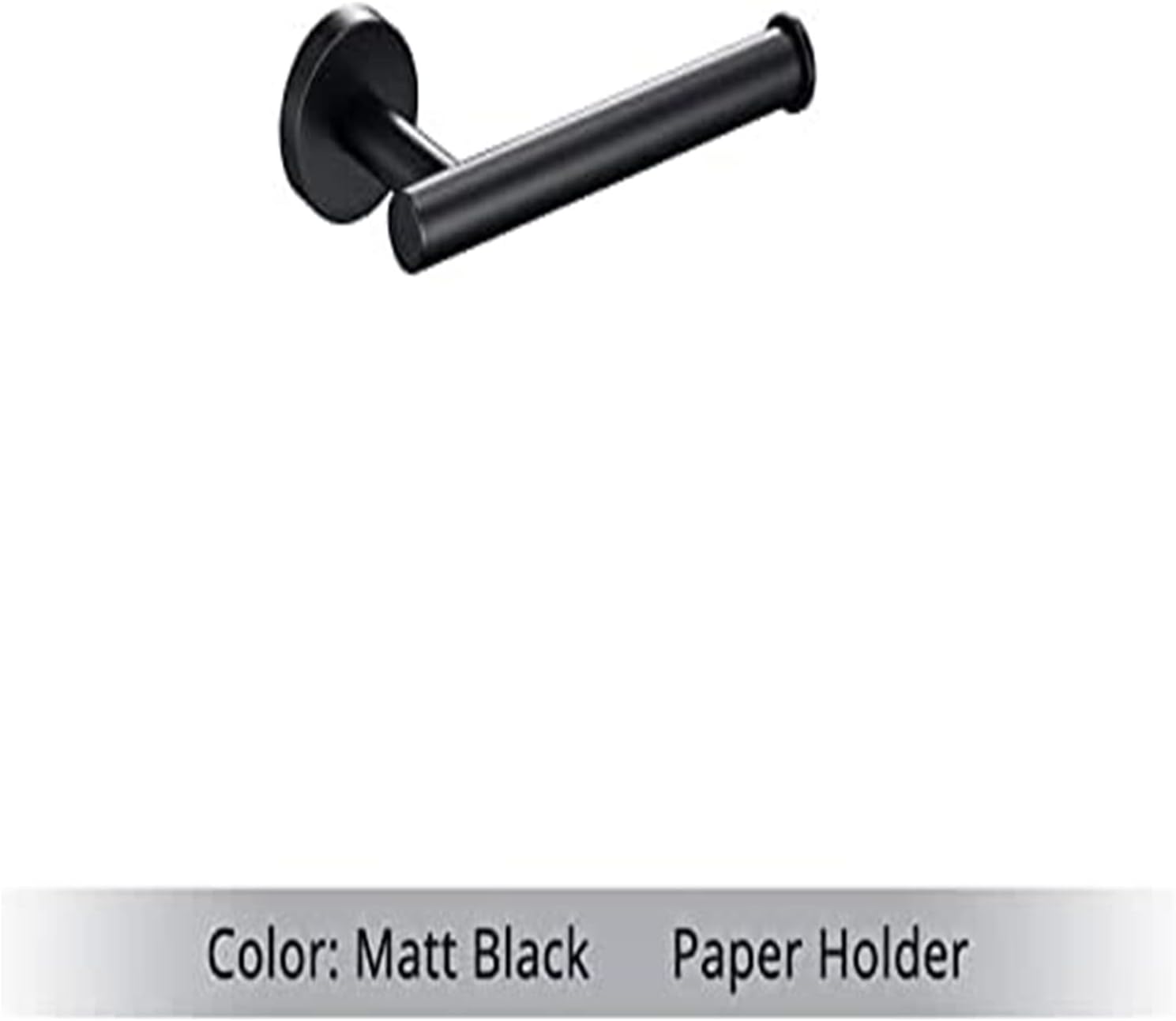 ALDEPO 4-Piece Black Stainless Steel Towel Rack