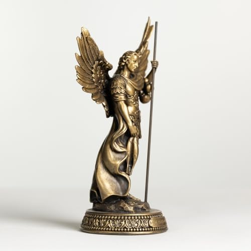 102 Inch Saint Raphael Bronze Statue with Name Plate