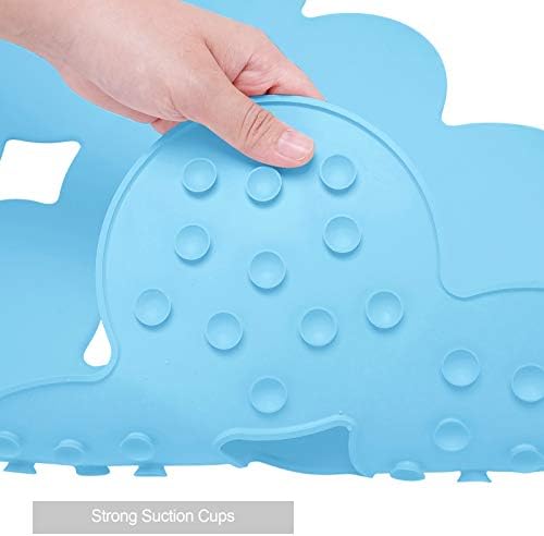 Webos Non Slip Bathtub Mat with Strong Suction Cups