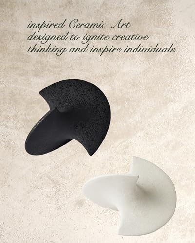 UPWOIGH Black Ceramic Balancing Sculpture 1Pack
