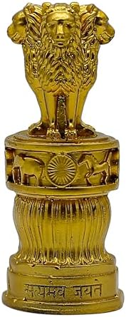 Samyuktha Ashoka Pillar Stambh 5 Inch Sculpture