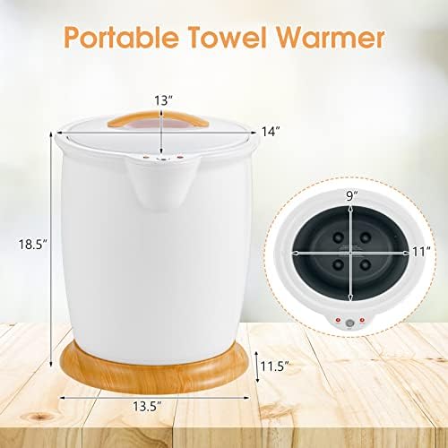 Tangkula Towel Warmer Bucket 20L Luxury with Fragrance Holder