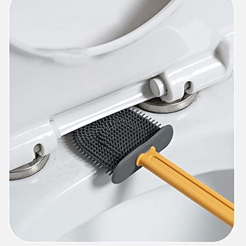 Toilet Brush with Silica Gel Holder Wall Hanging
