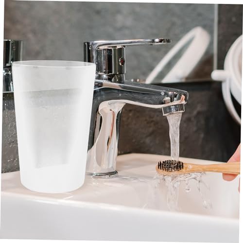 Garneck 10pcs Reusable Toothbrush Cups 1