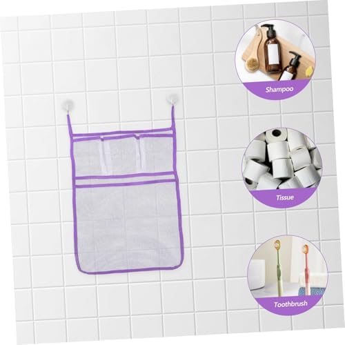 FELTECHELECTR Bathroom Shower Organizer Mesh Bag