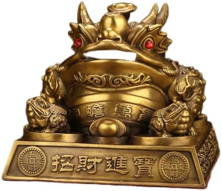 Usoway Full Bronze Wishing Bell Figurine Ornament