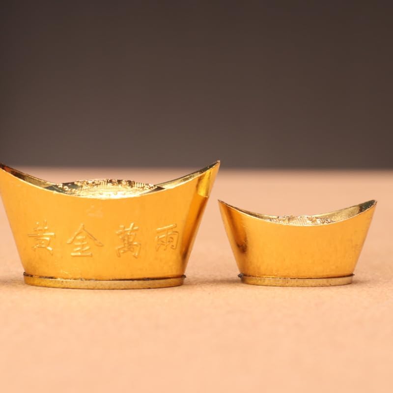 Usoway Alloy Golden Wealth Coin Collectible Figurine