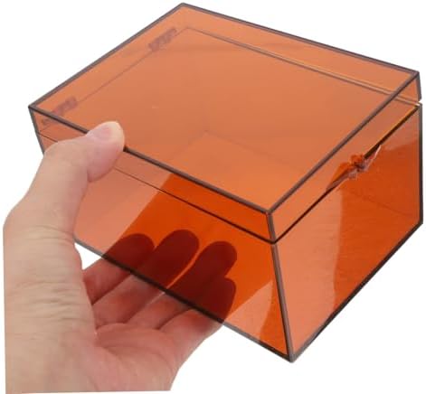 Anneome Medicine Box with Lid Large Acrylic Storage Organizer