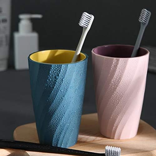 Cabilock 4pcs Travel Gargle Toothbrush Cup Tumbler