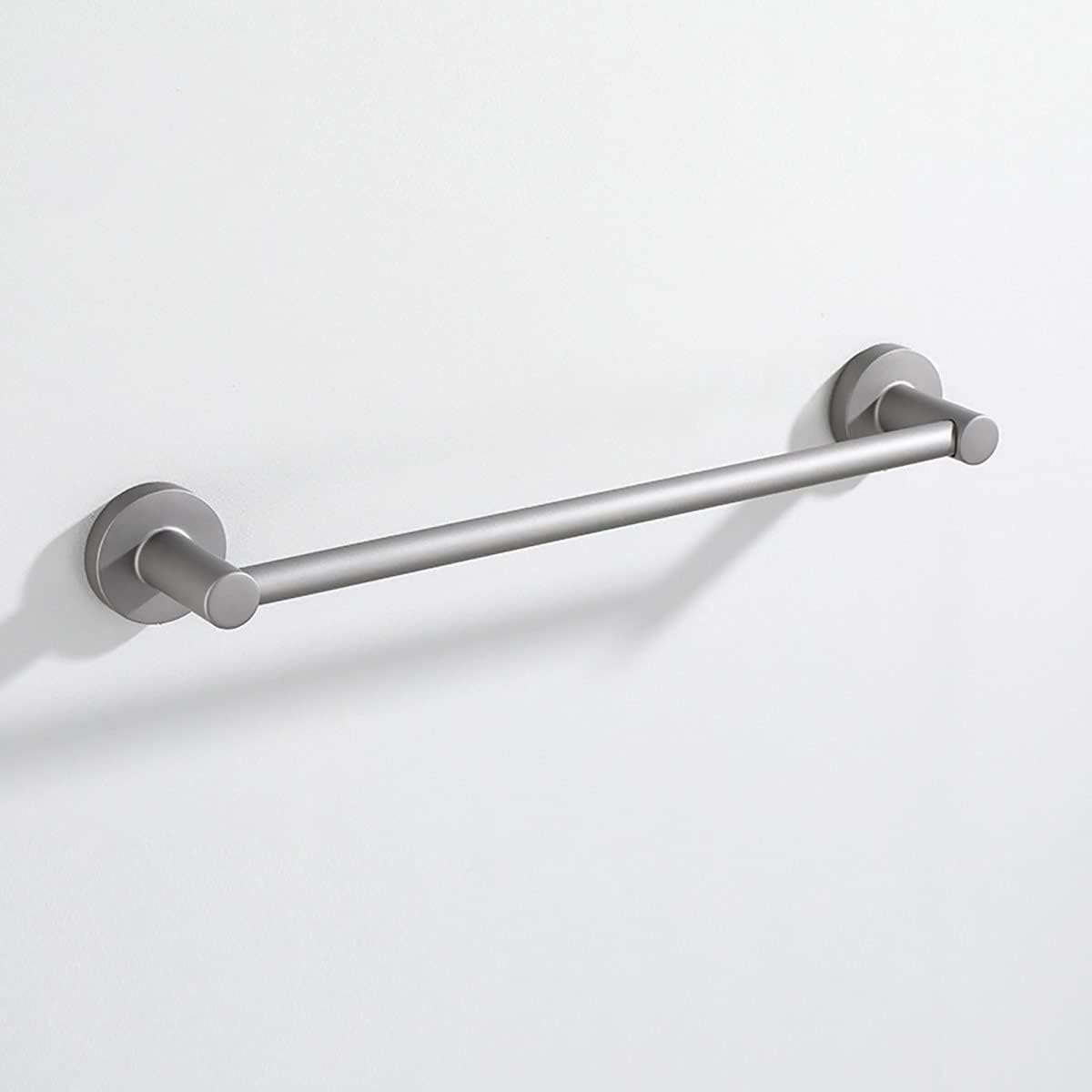 BOCbco 30Cm Grey Towel Rail Wall Mounted