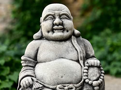 OLOMA Buddha Statue Concrete Meditating Decor Figurine